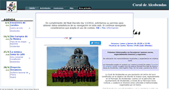 Desktop Screenshot of coraldealcobendas.es